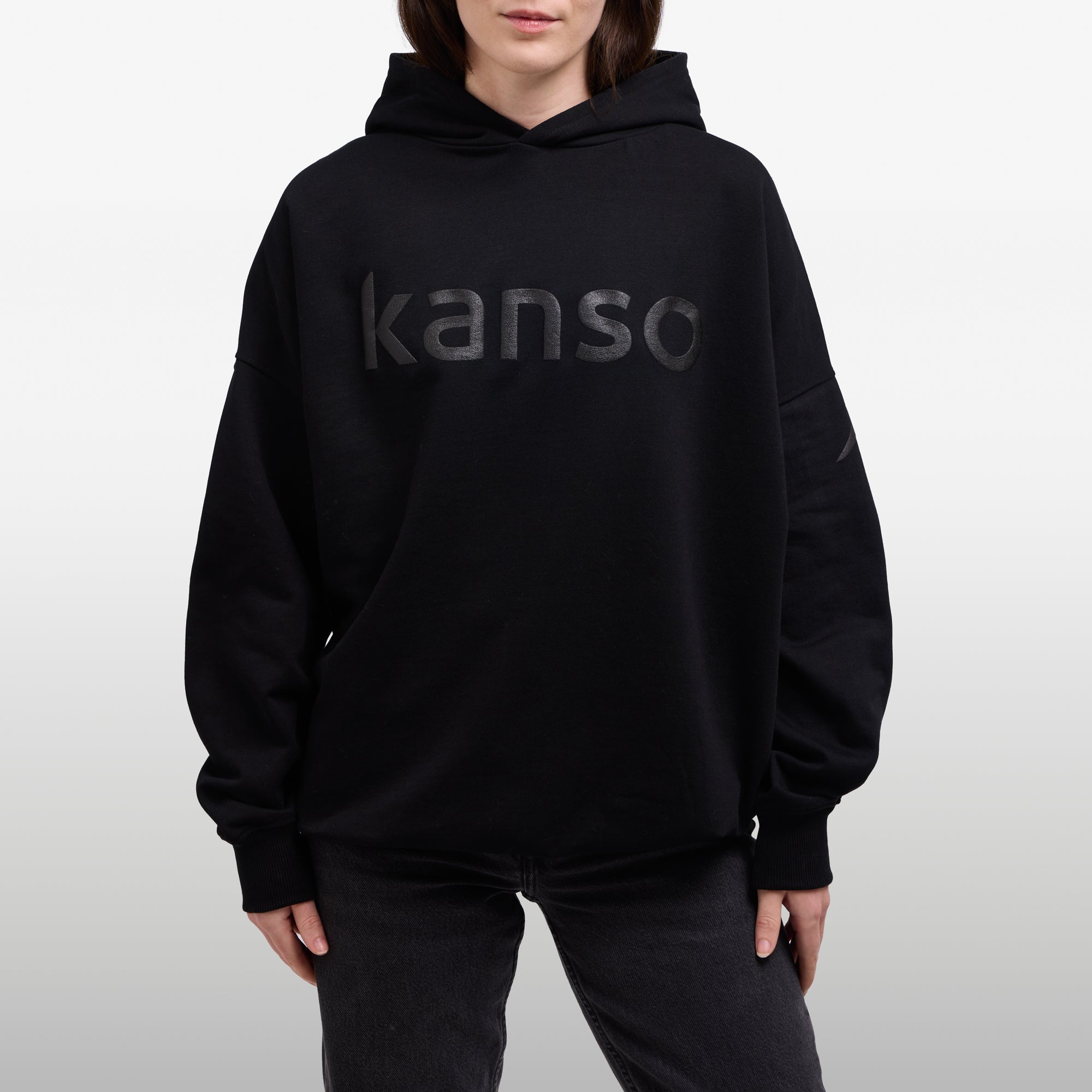 Unisex Hoodie Oversized – Organic H1 - Black