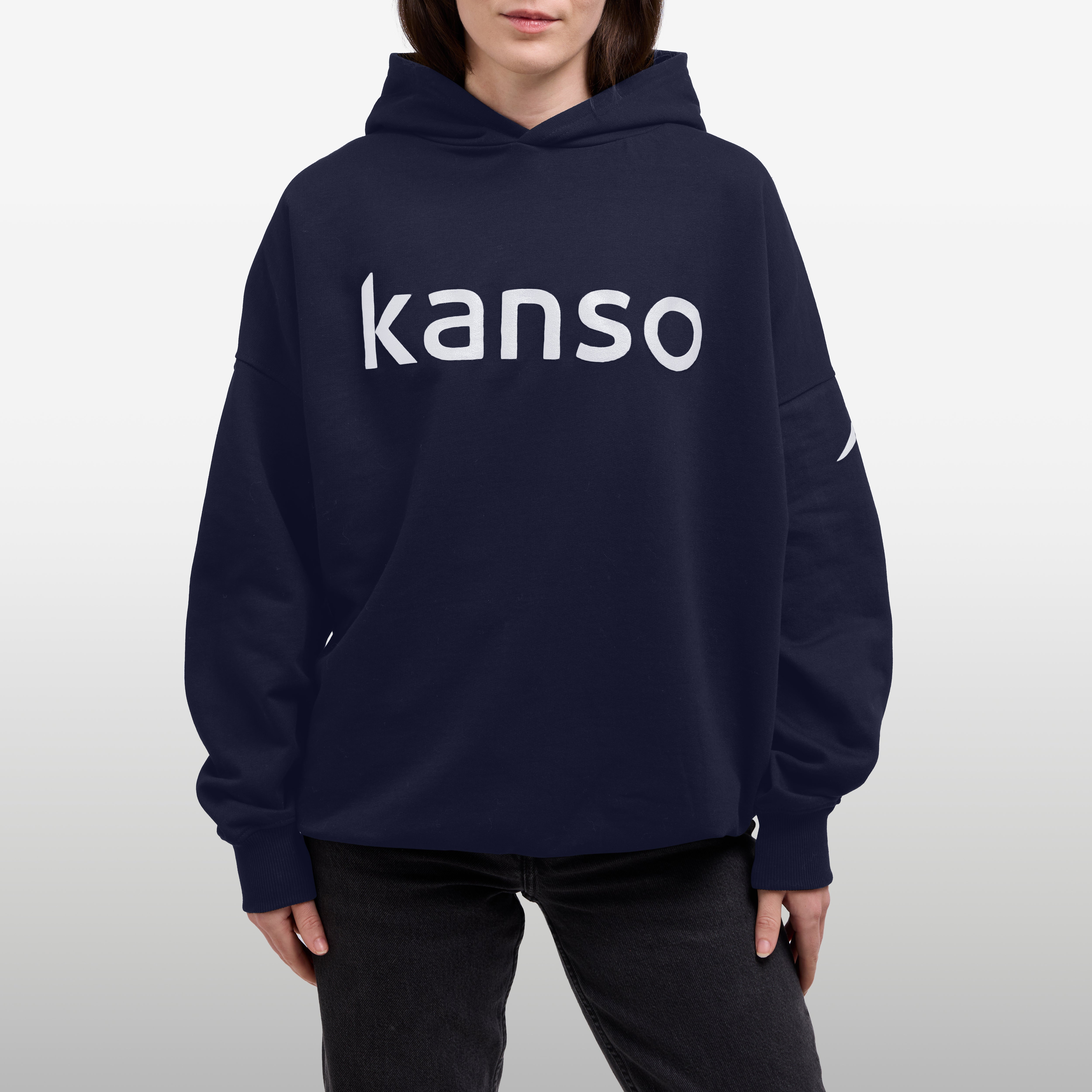 Unisex Hoodie Oversized – Organic H1 - Navy