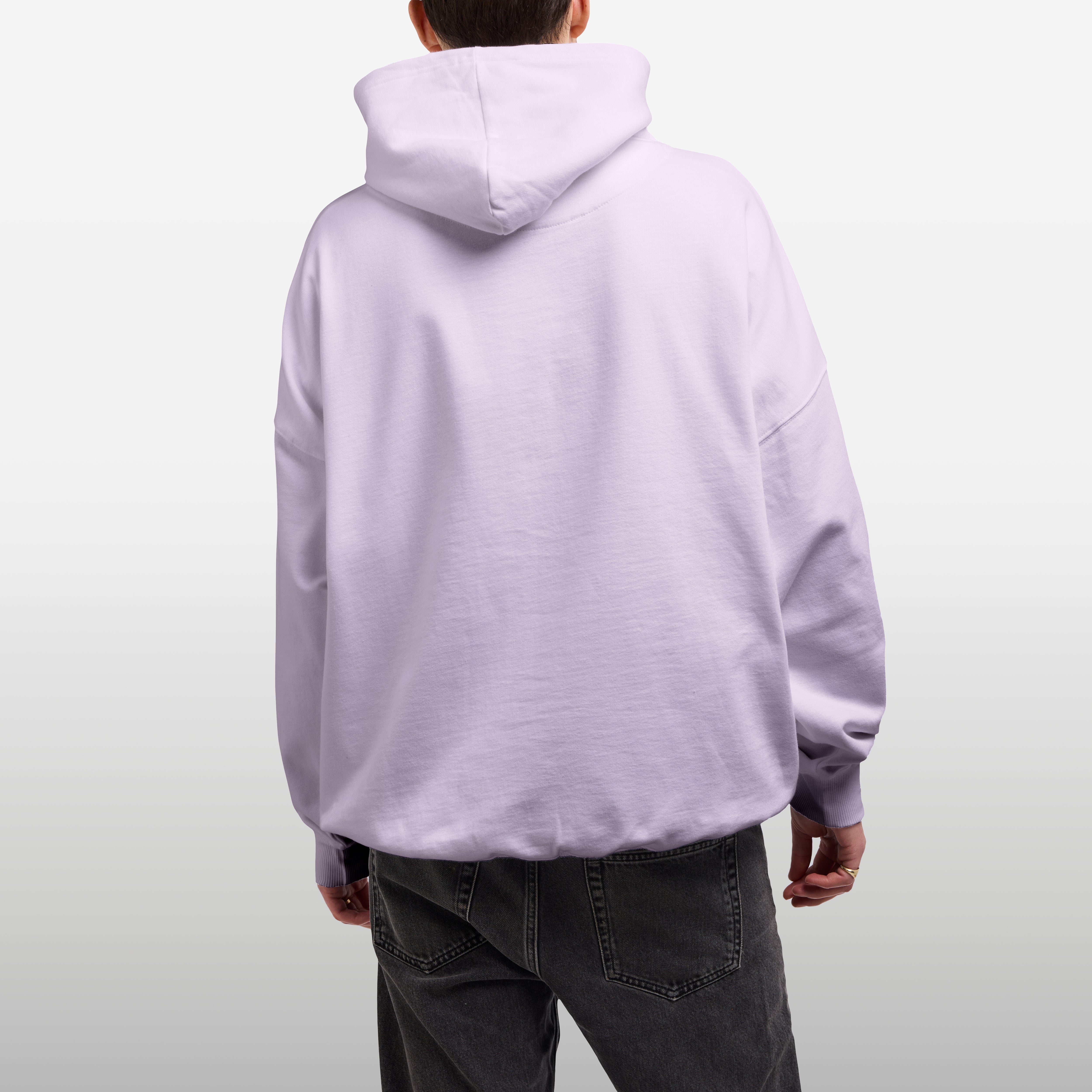 Unisex Hoodie Oversized – Organic H1 - Dusty Purple