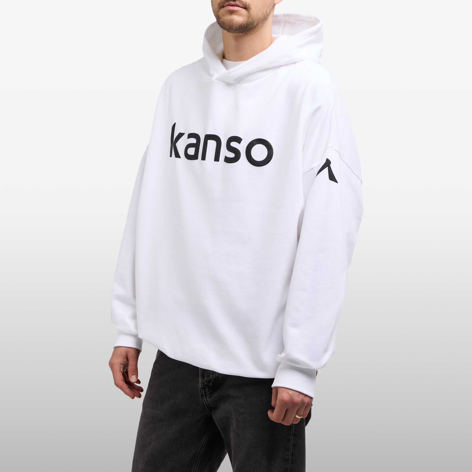 Unisex Hoodie Oversized – Organic H1 - White