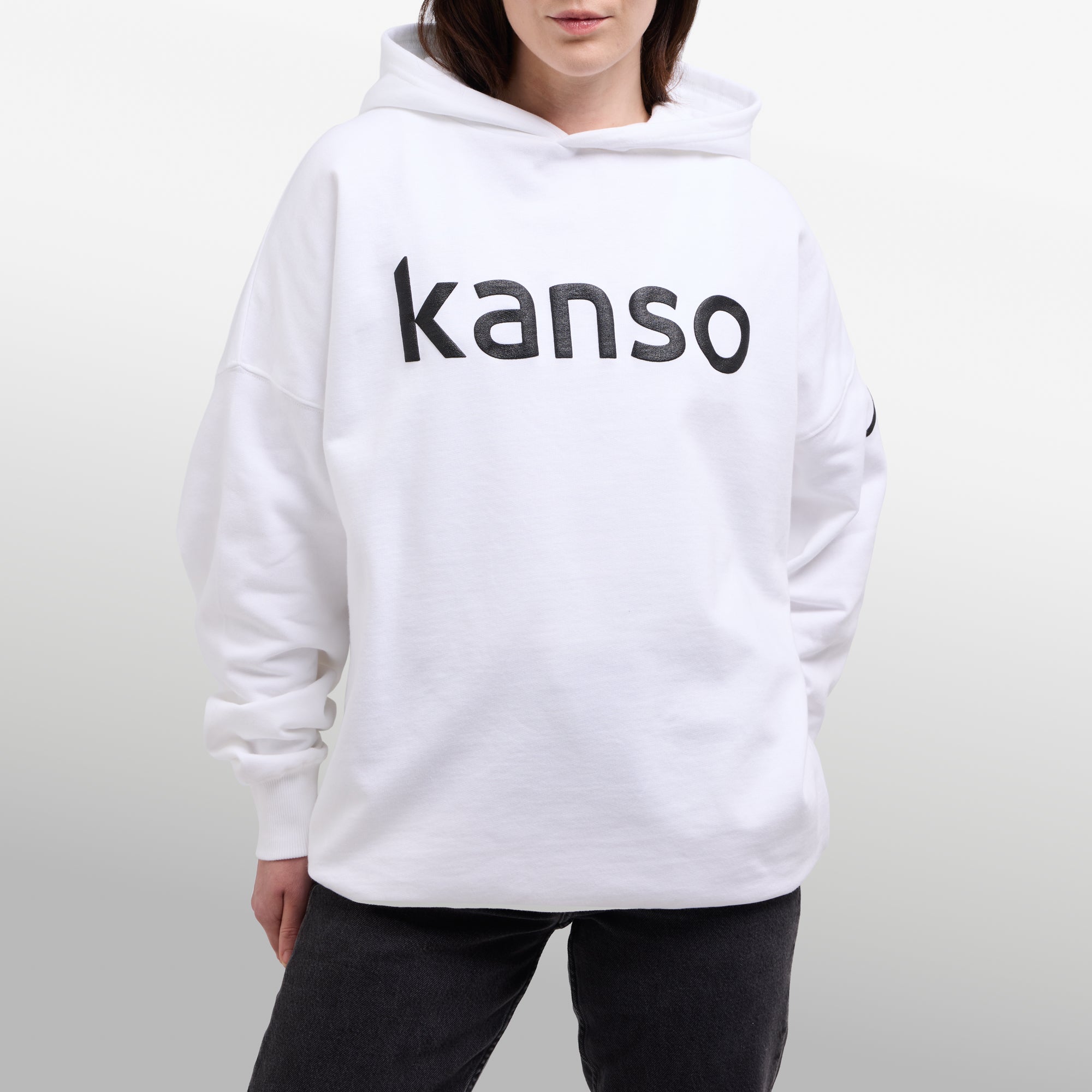 Unisex Hoodie Oversized – Organic H1 - White