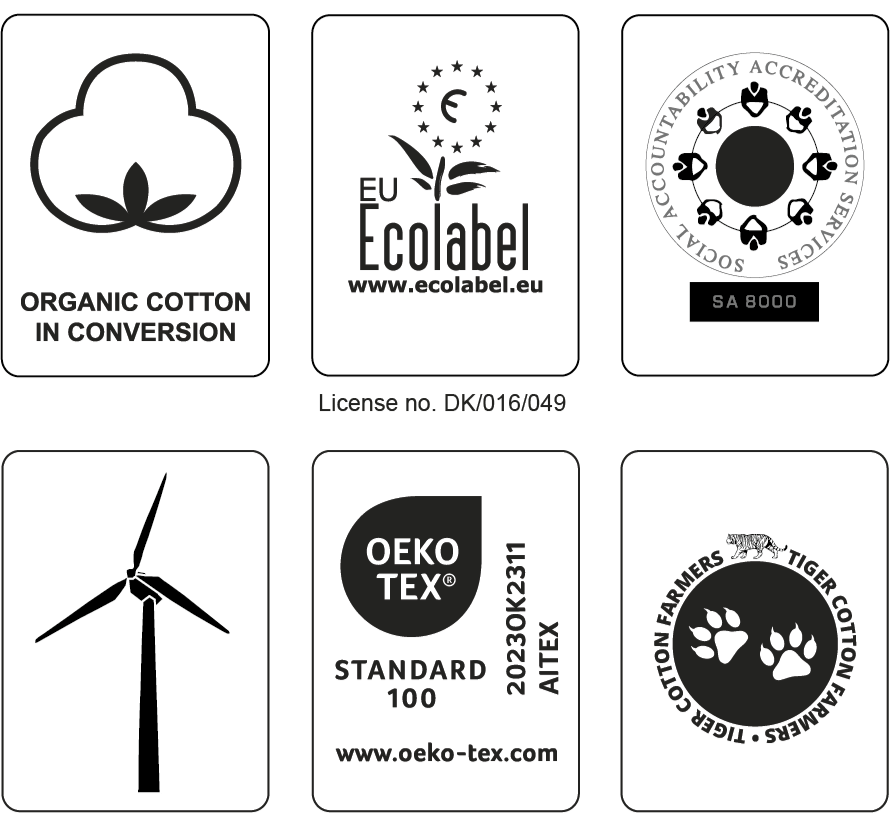 Unisex Tee Oversized – Organic T1 - Black