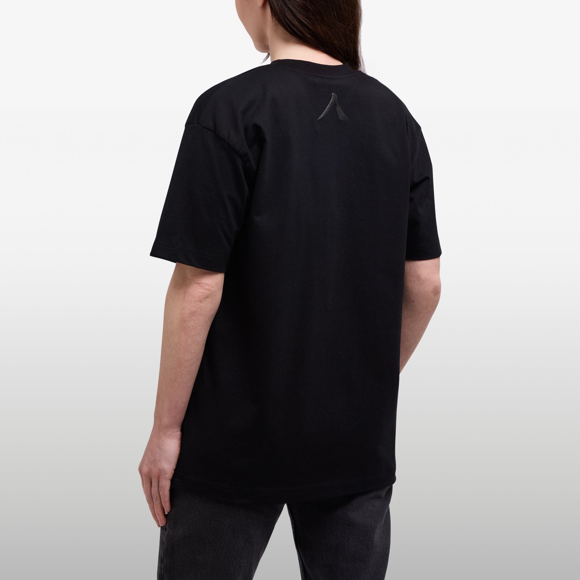 Unisex Tee Oversized – Organic T1 - Black