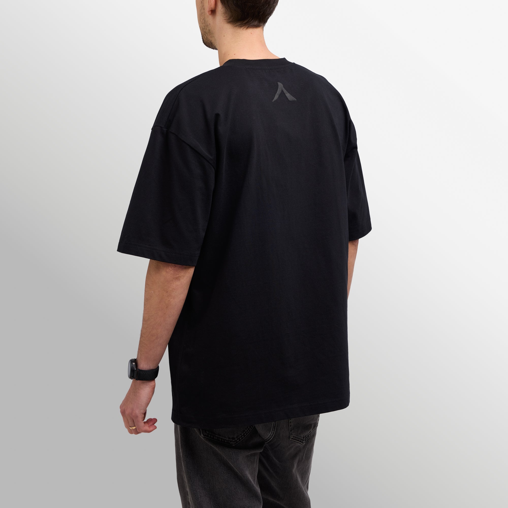 Unisex Tee Oversized – Organic T1 - Black