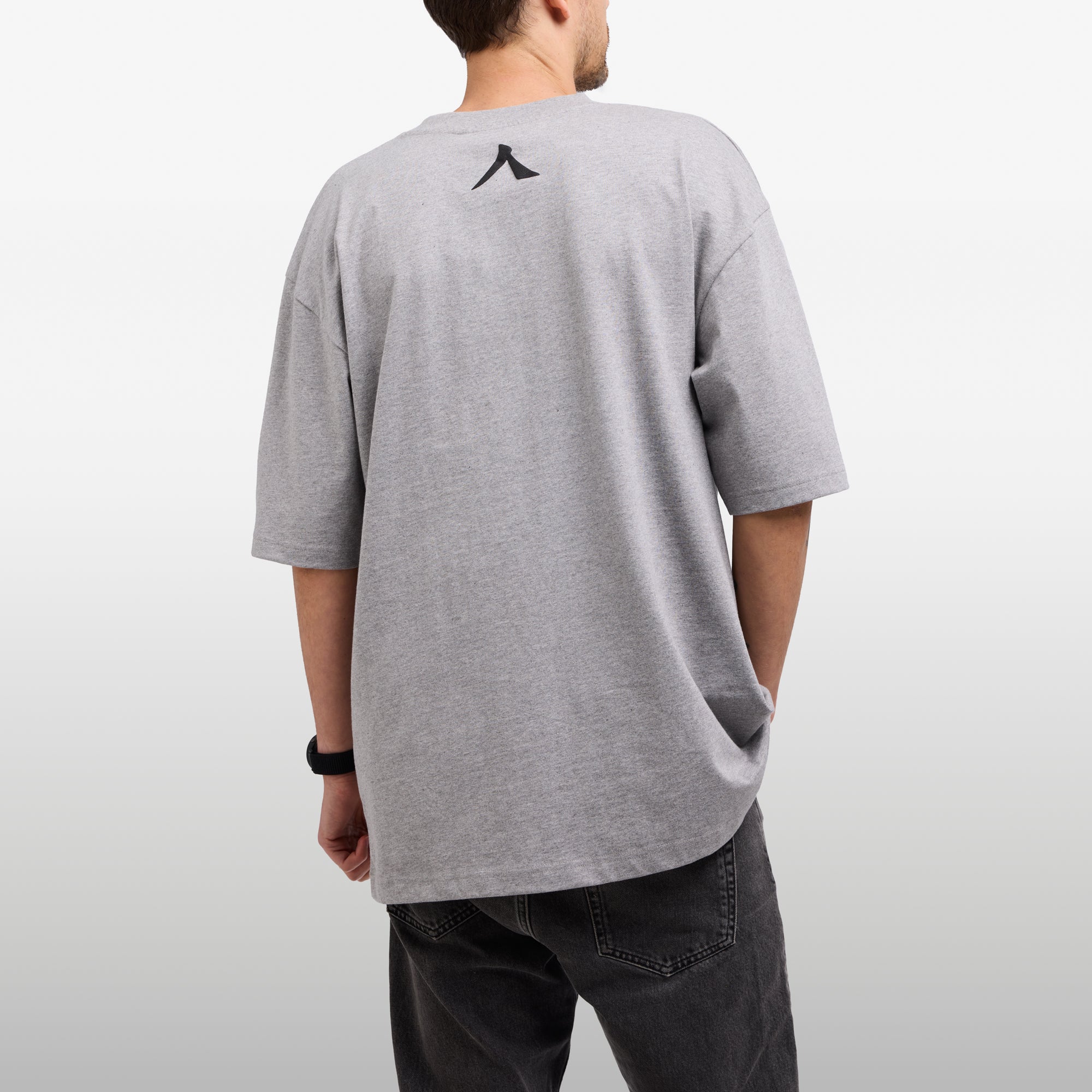 Unisex Tee Oversized – Organic T1 - Grey