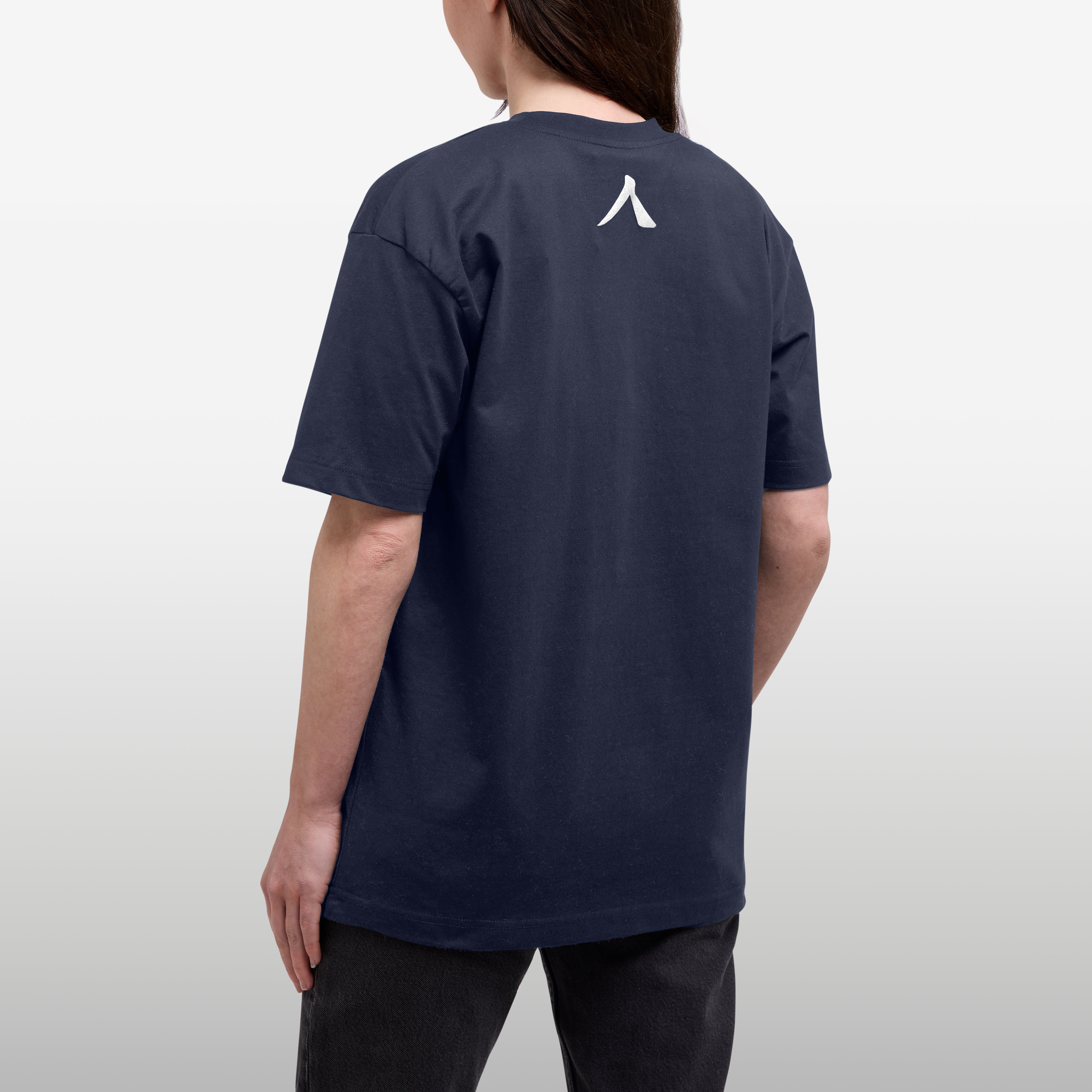 Unisex Tee - Oversized Fit - Navy