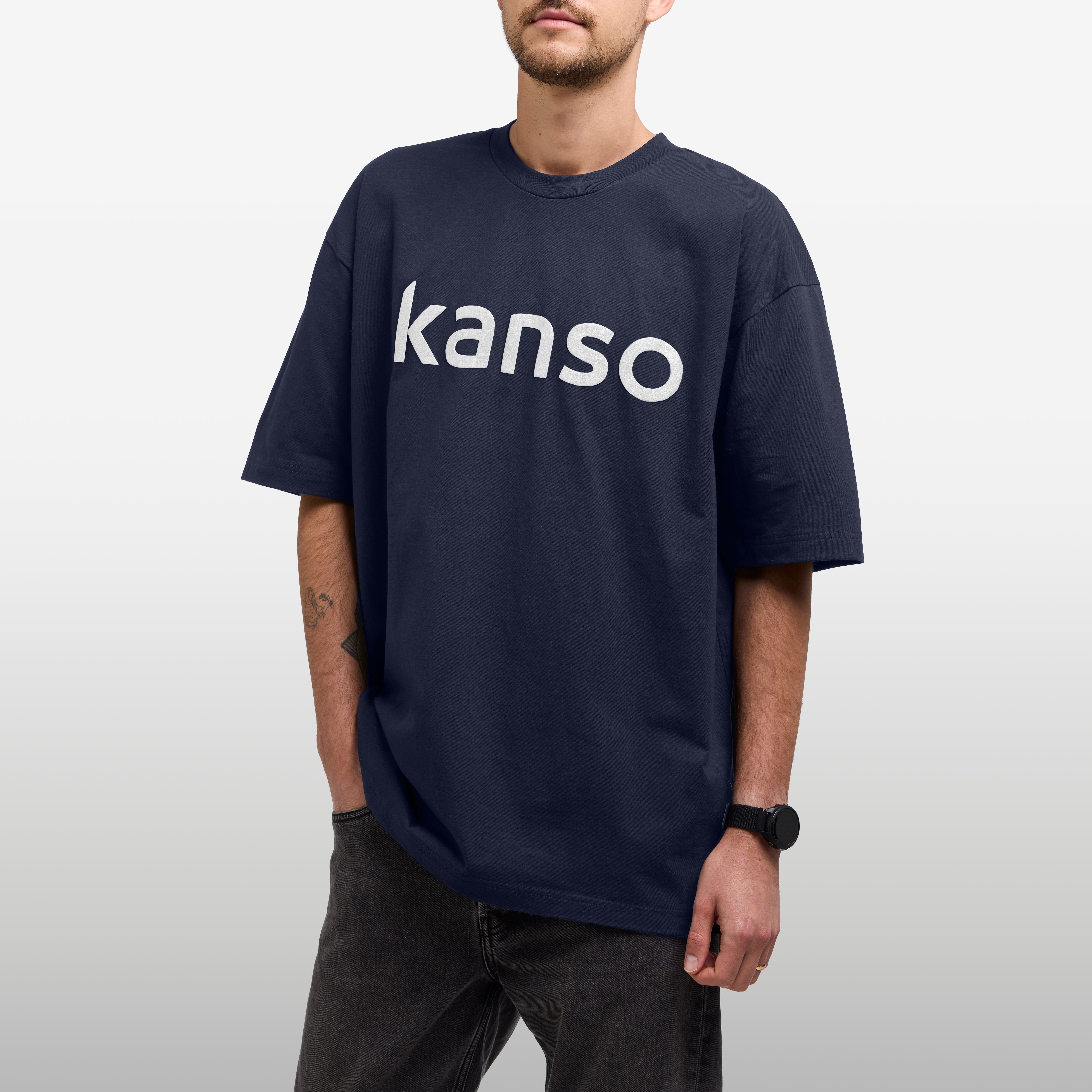 Unisex Tee - Oversized Fit - Navy