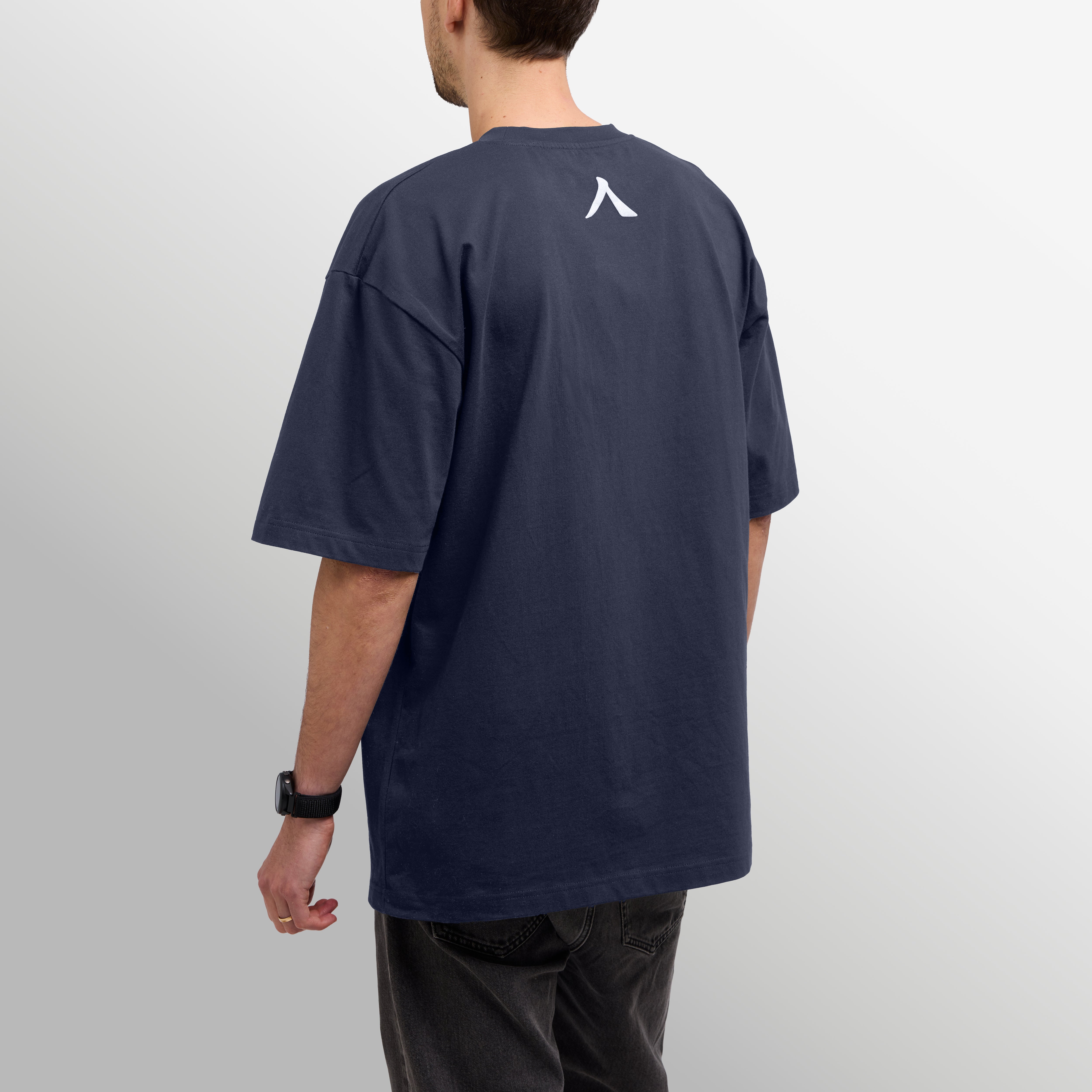Unisex Tee - Oversized Fit - Navy