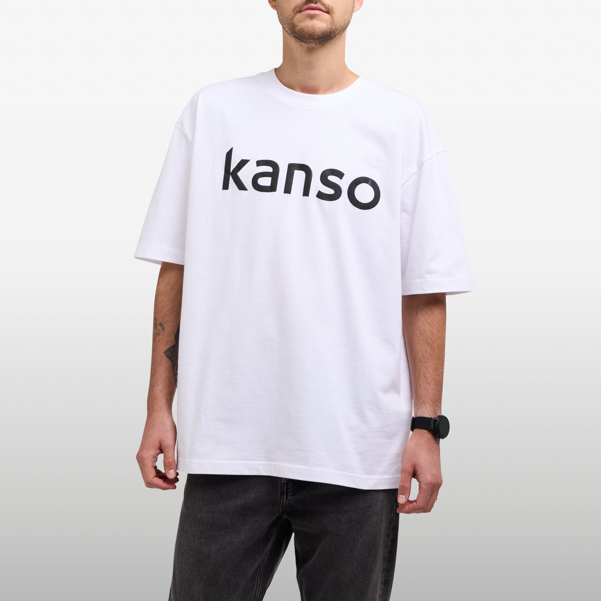 Unisex Tee Oversized – Organic T1 - White