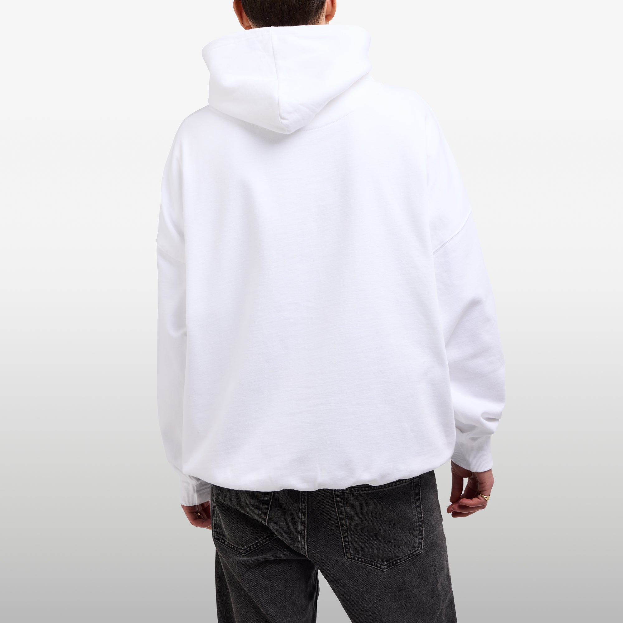 Unisex Hoodie Oversized – Organic H1 - White