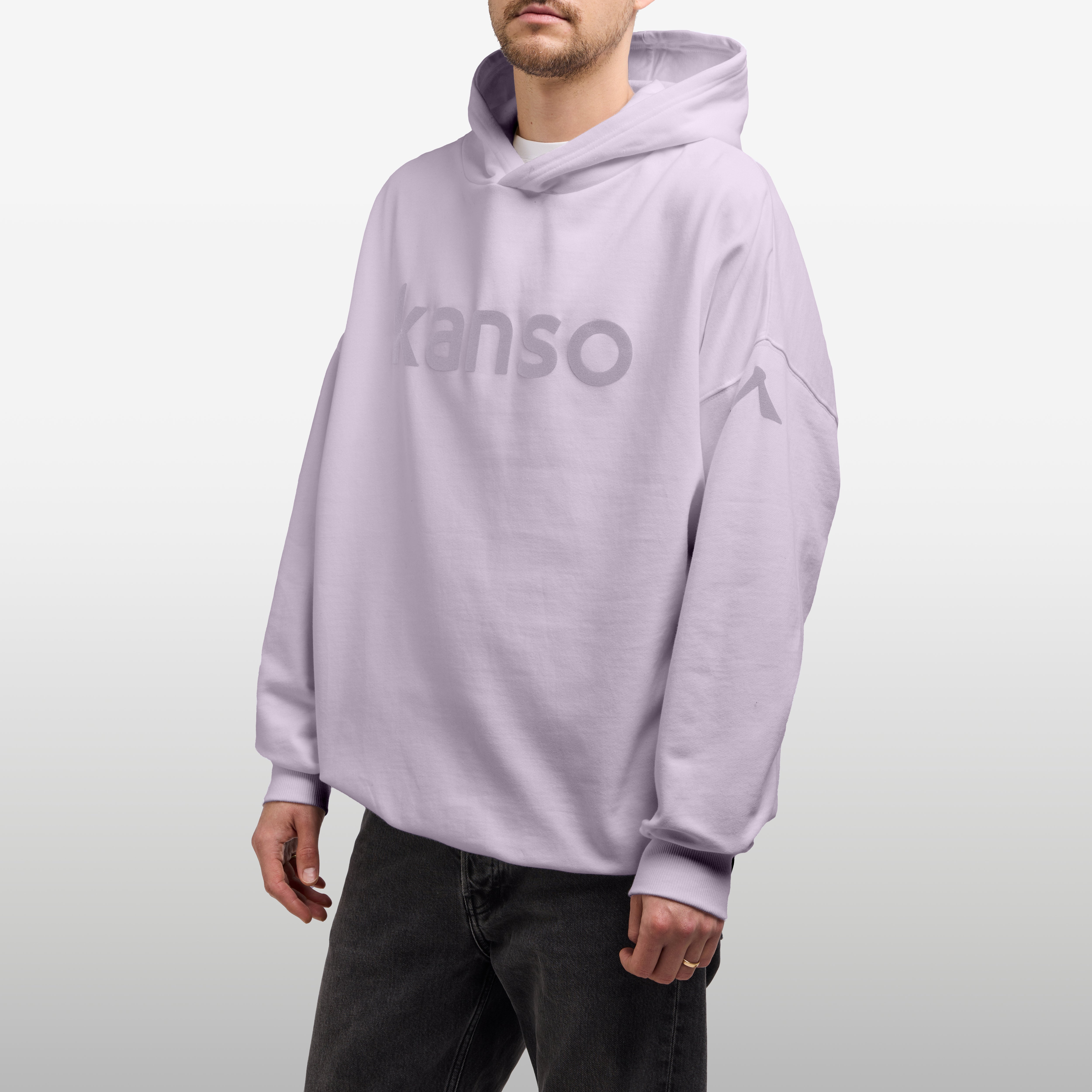 Unisex Hoodie Oversized – Organic H1 - Dusty Purple