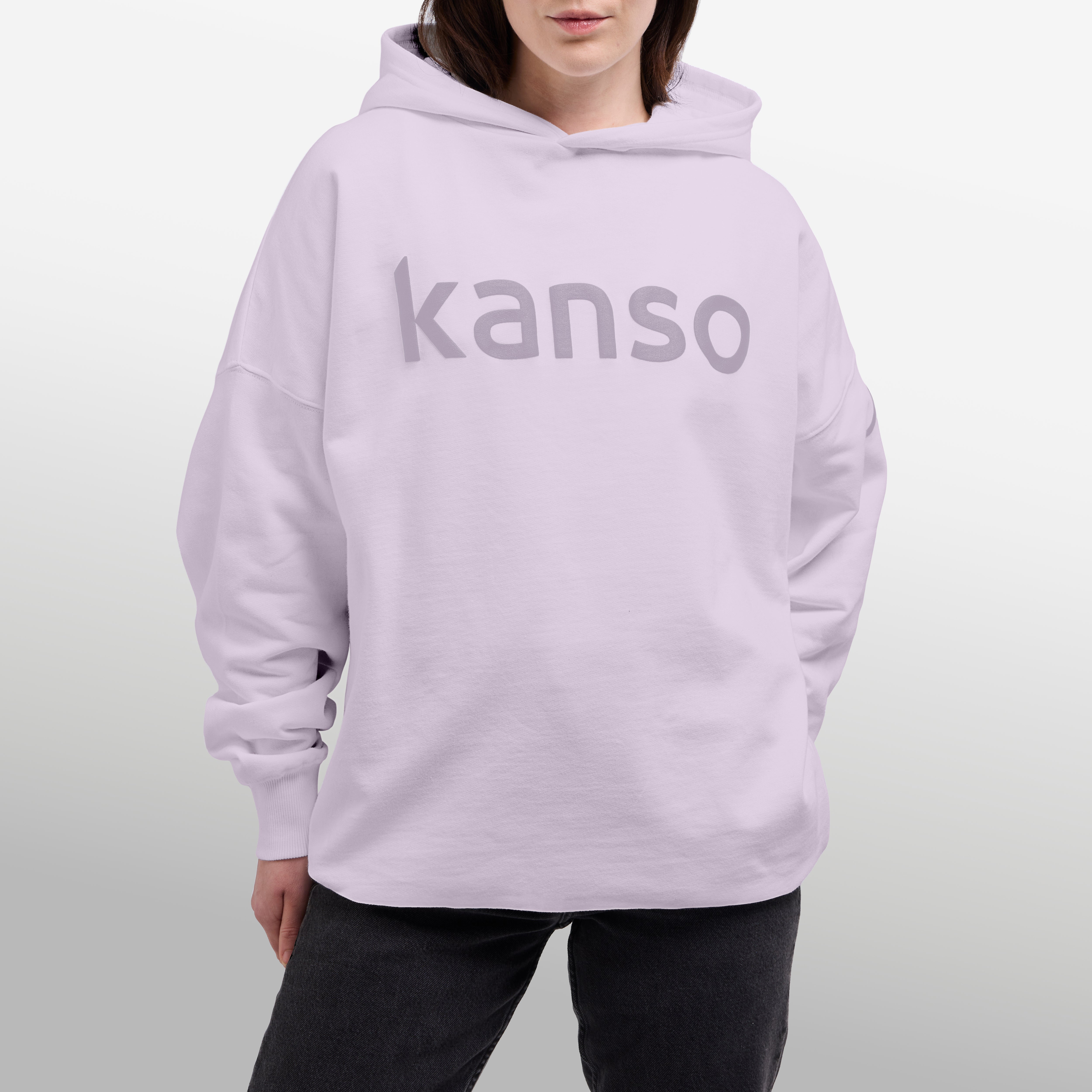 Unisex Hoodie Oversized – Organic H1 - Dusty Purple